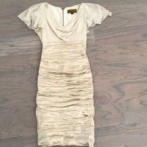 Nicole Miller Champagne Dress